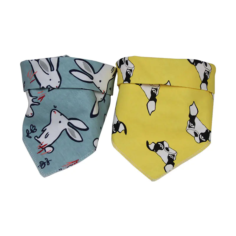 Dual-Sided Toddler Scarf Bib