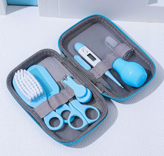 Baby Health & Grooming Kit: 8-Piece Set
